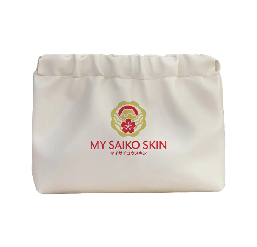 Pleated Cosmetic Bag