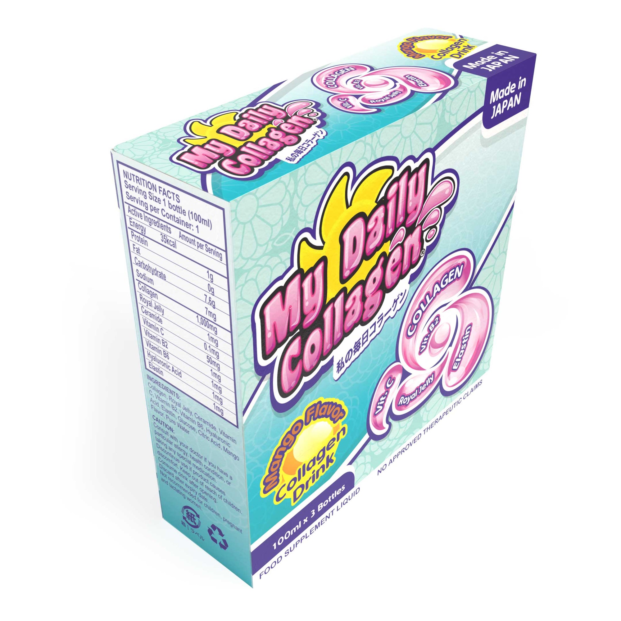 My Daily Collagen Drink - 1 retail box (3 x 100ml bottle)