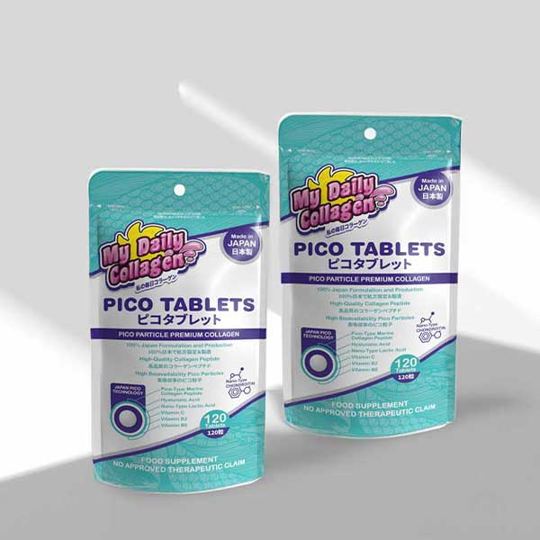 My Daily Collagen Pico Tablets - 2 Pouches (120 tablets x 2)