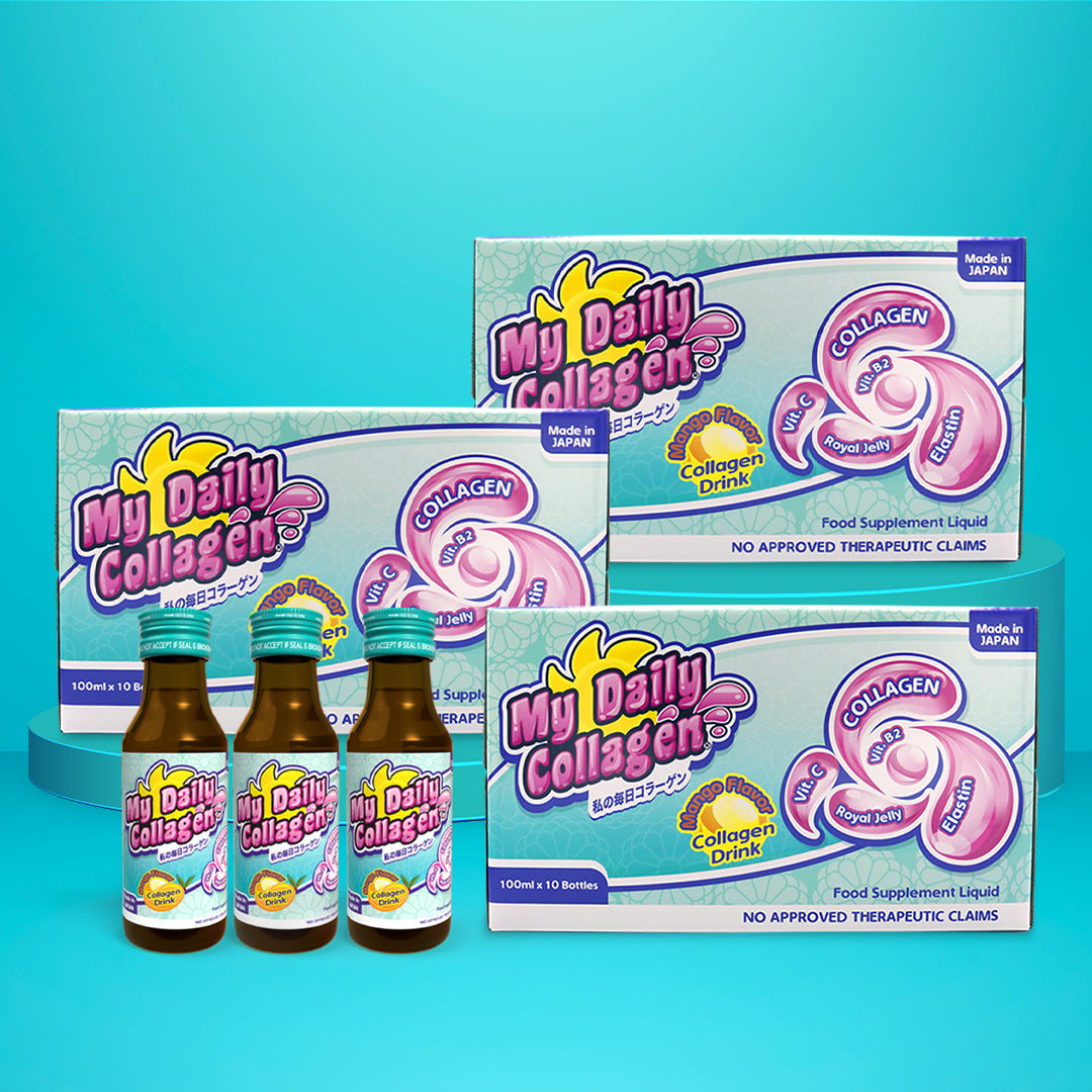 My Daily Collagen Drink - 3 retail boxes (30 x 100ml bottle)