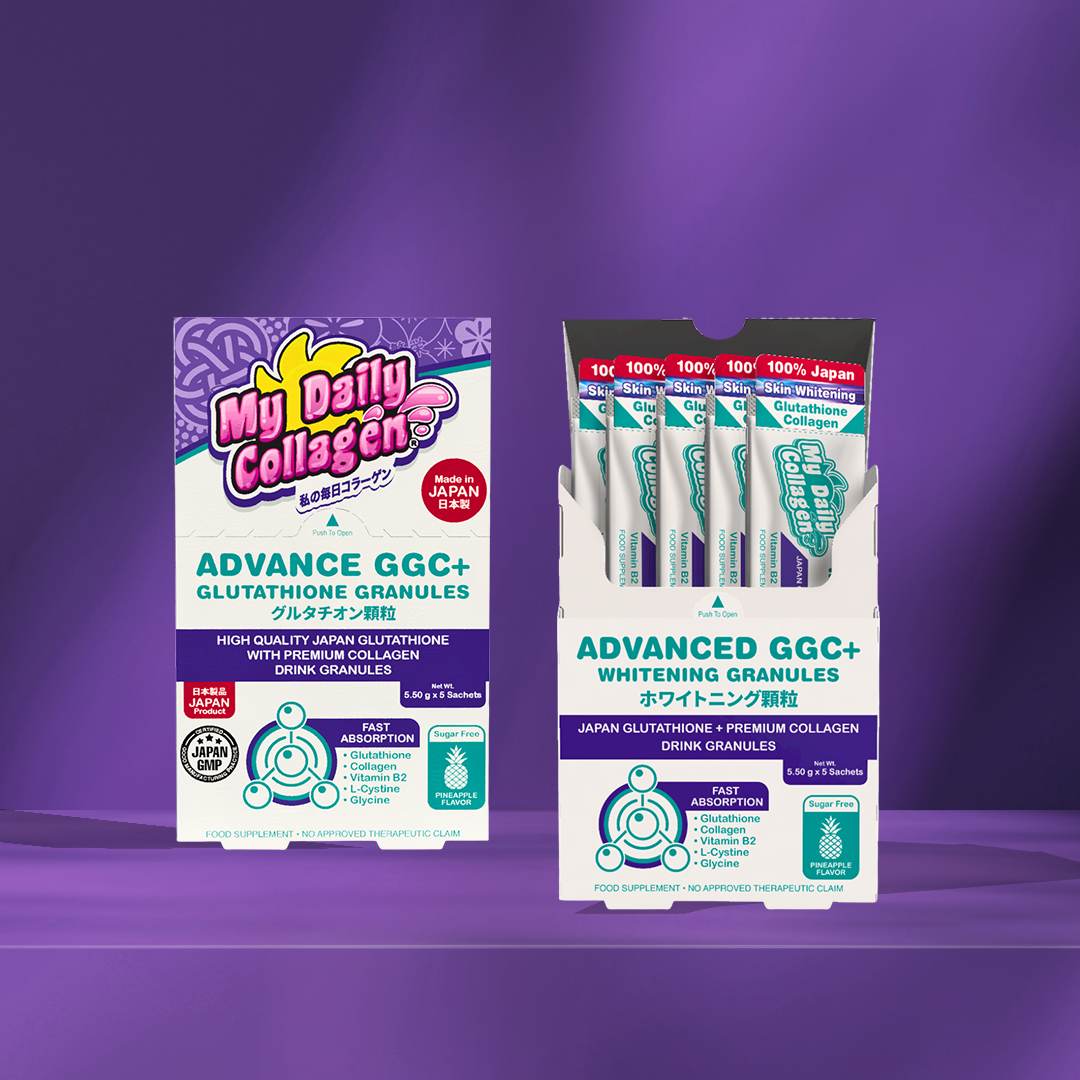 My Daily Collagen Advance GGC+ 2 boxes (5 sachets/box) Glutathione, Glycine, Cysteine Granules