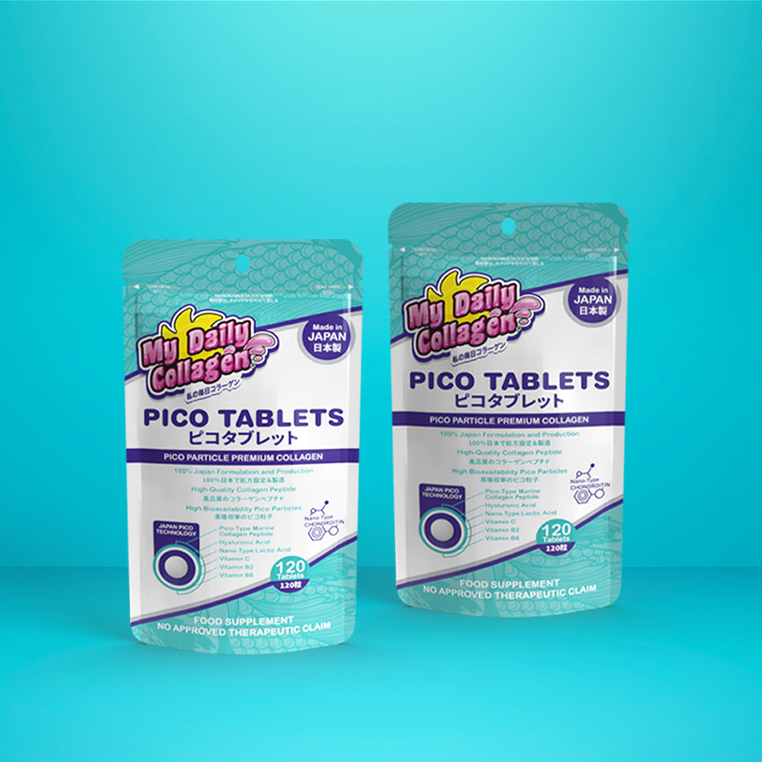 My Daily Collagen Pico Tablets - 2 Pouches (120 tablets x 2)