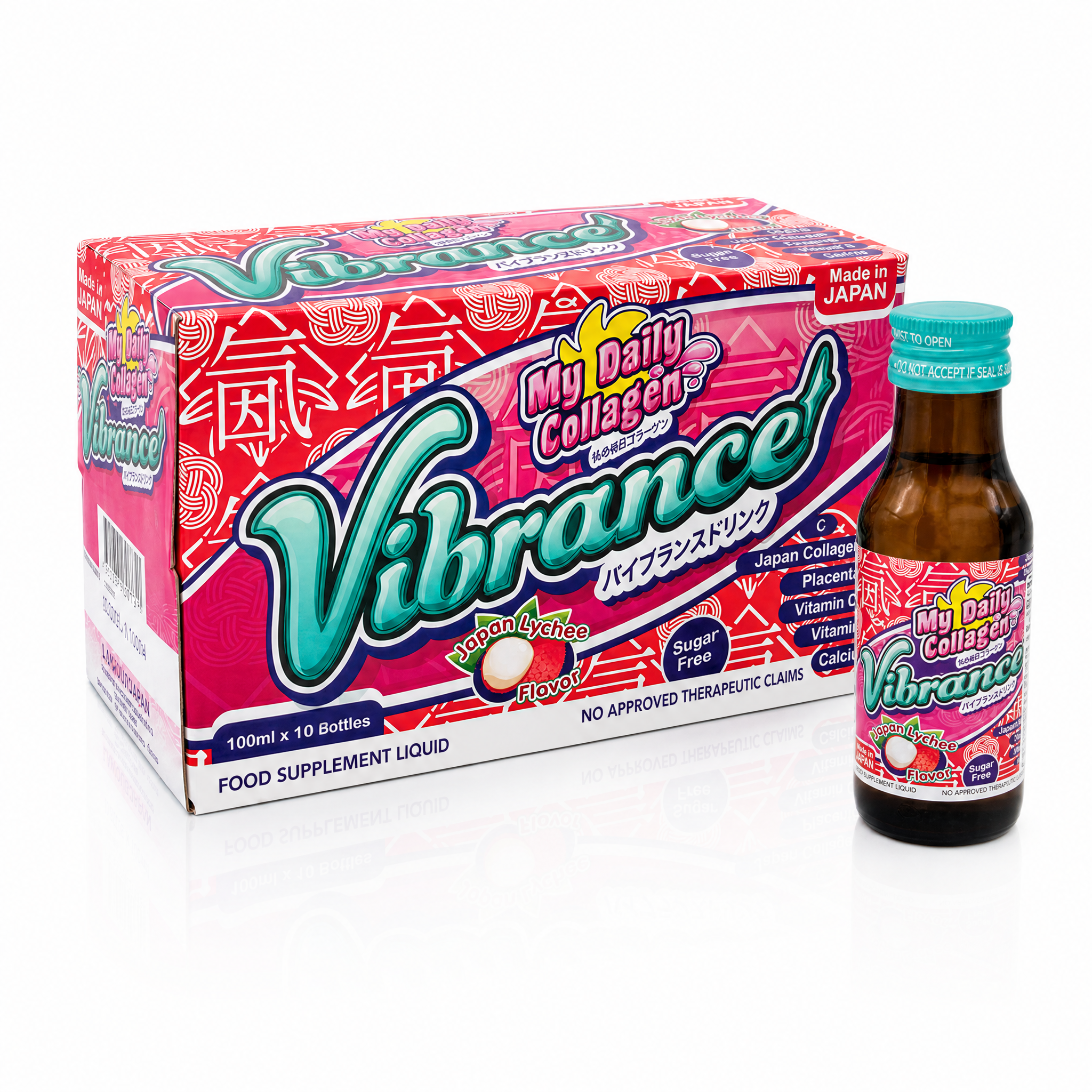 My Daily Collagen Vibrance Drink - 2 retail box (20 x 100ml bottle)
