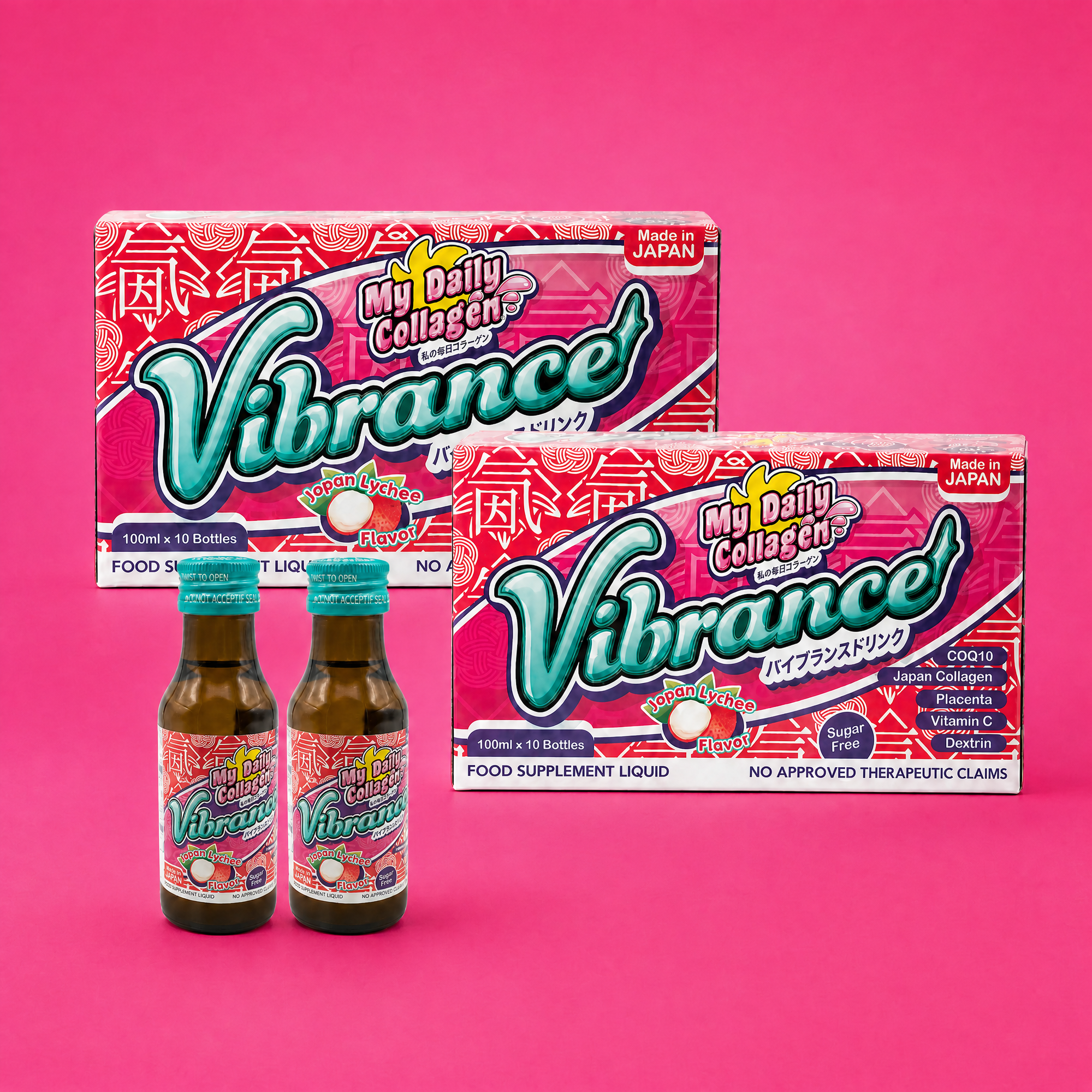 My Daily Collagen Vibrance Drink - 2 retail box (20 x 100ml bottle)