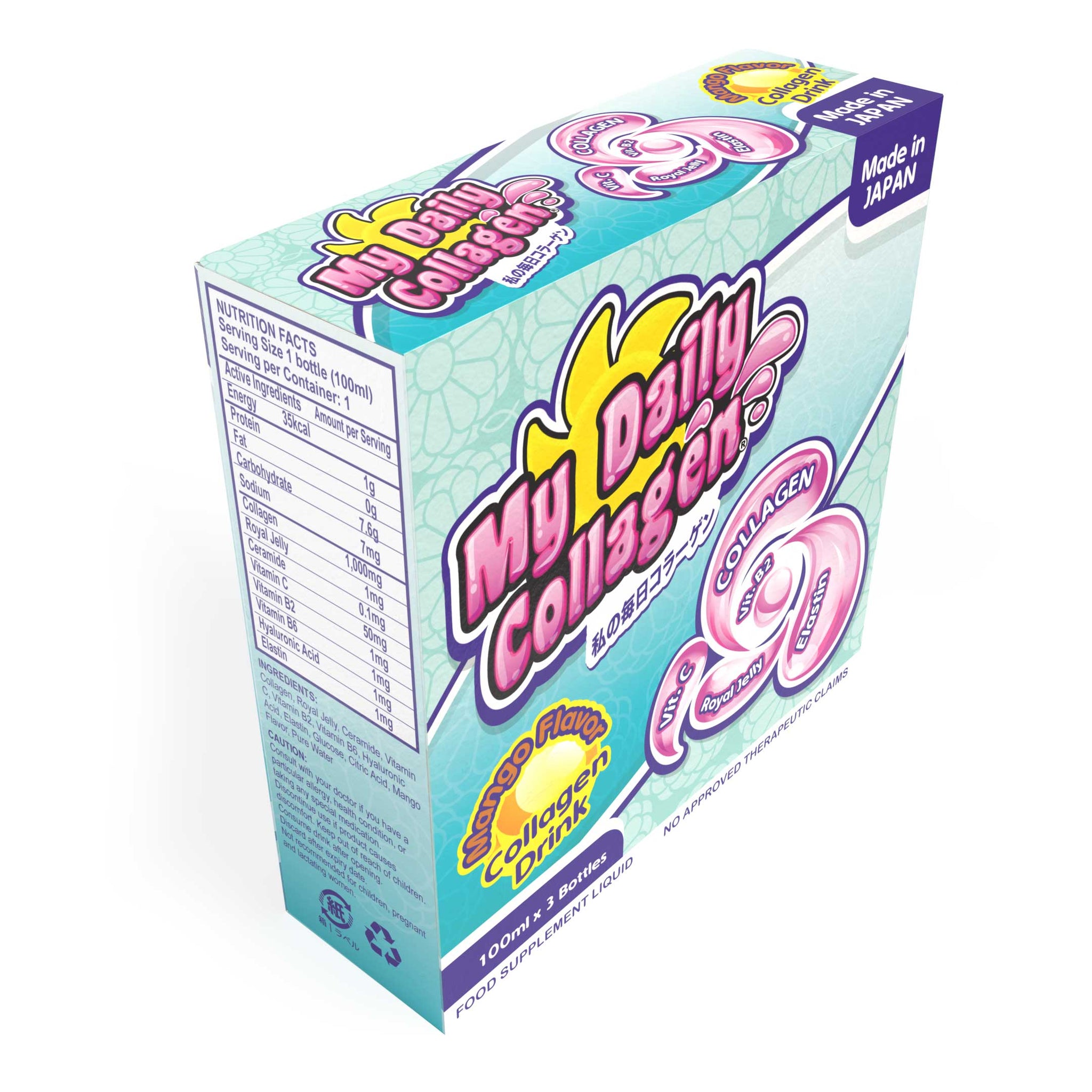 My Daily Collagen Drink - 1 retail box (3 x 100ml bottle)
